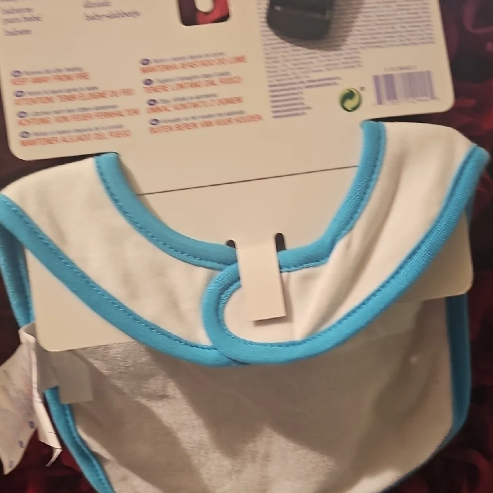BabiesRUs Blue and Green Bibs Soft Absorbent Accessories